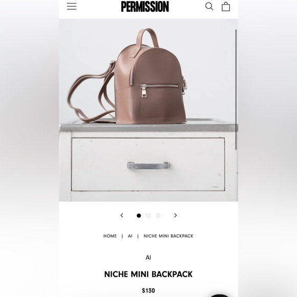 Niche mini bagpack - Picture 2 of 11